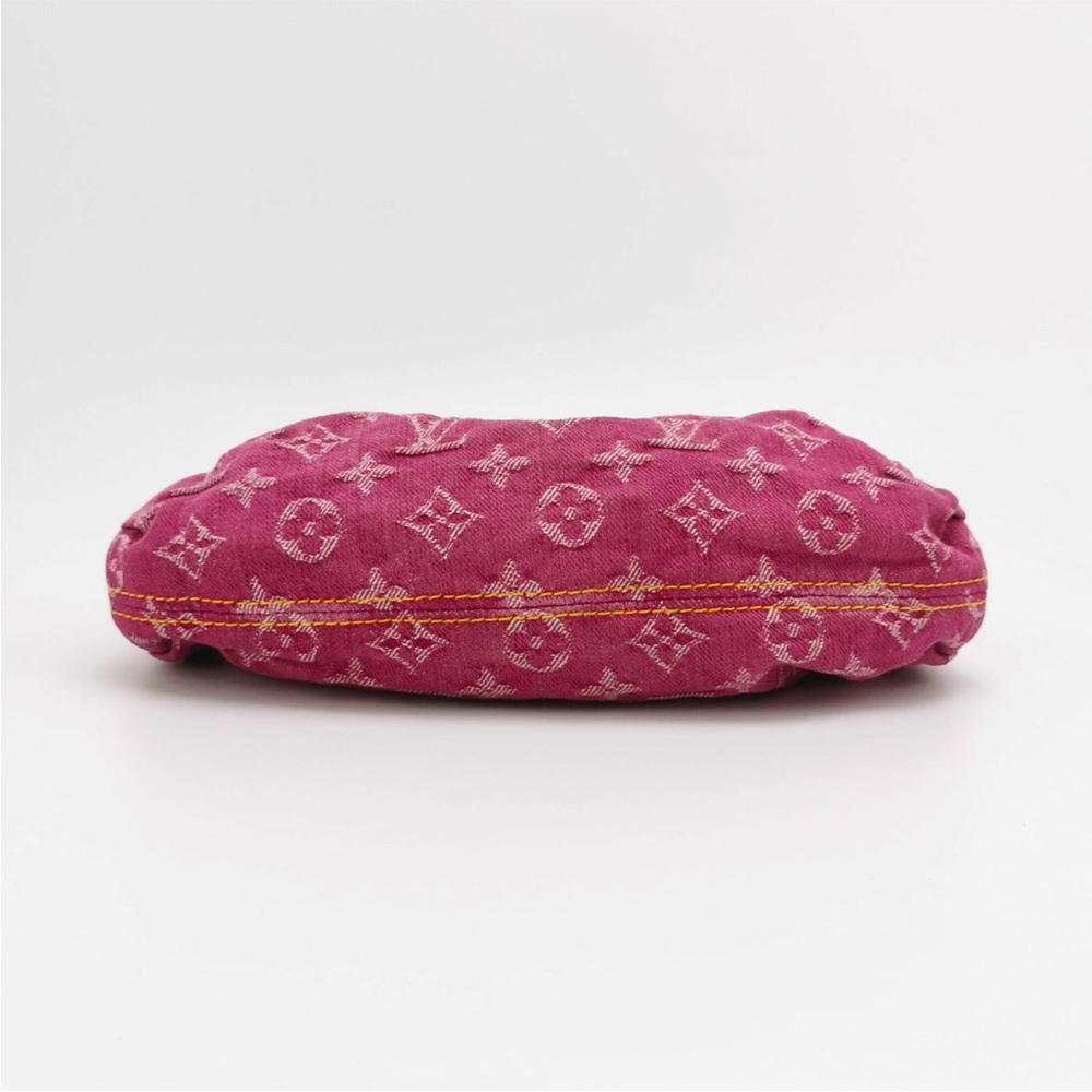 Louis Vuitton Pink Monogram Denim Pleaty Bag - Picture 4 of 11